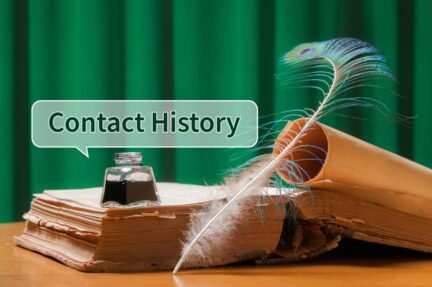 recording contact history.